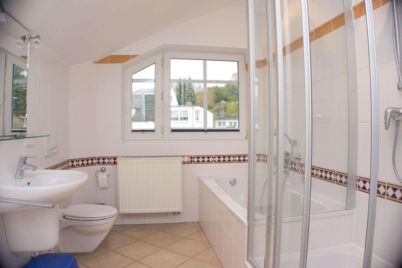 Dunenhaus: Meerblick-Balkon und Erlebnisbad-Zugang Goehren  Exterior photo